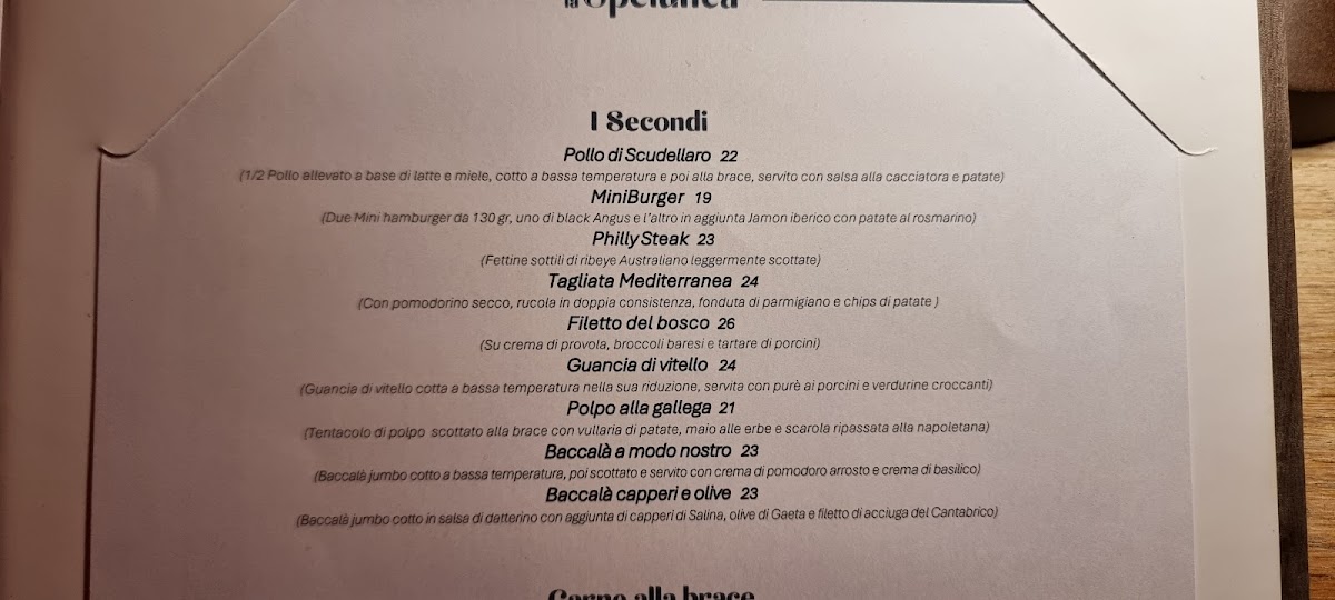 Menu La Spelunca Osteria Steakhouse-4